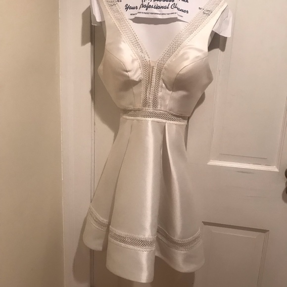 White Faviana Semi Dress- 8064 - Picture 3 of 5